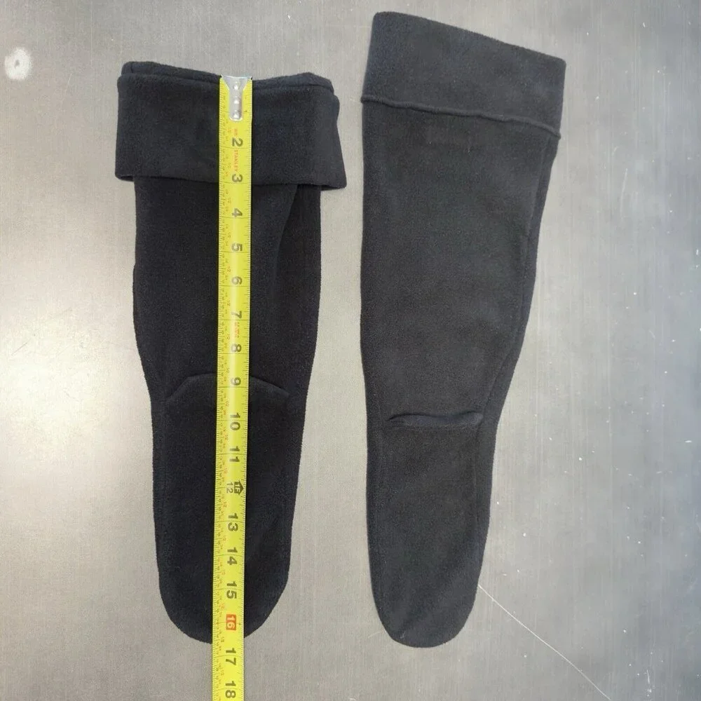 Capelli Pol Black Rain Snow Boot Fleece Insert‎ Liner Cuffed Medium 7-9